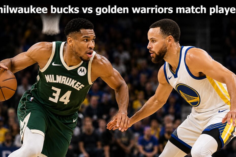 milwaukee bucks vs golden state warriors match player stats