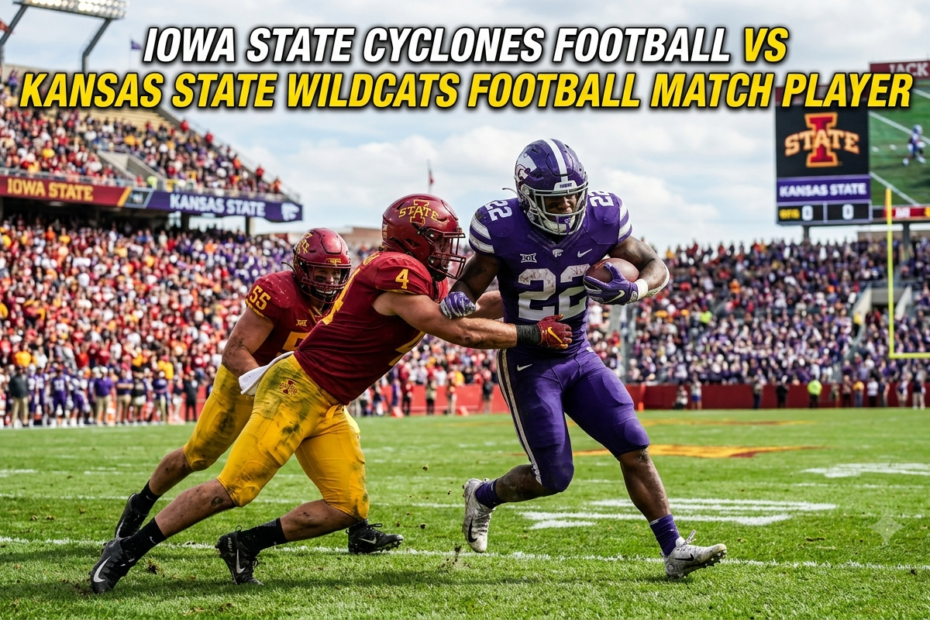 iowa state cyclones football vs kansas state wildcats football match player stats