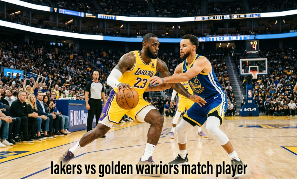 lakers vs golden state warriors match player stats