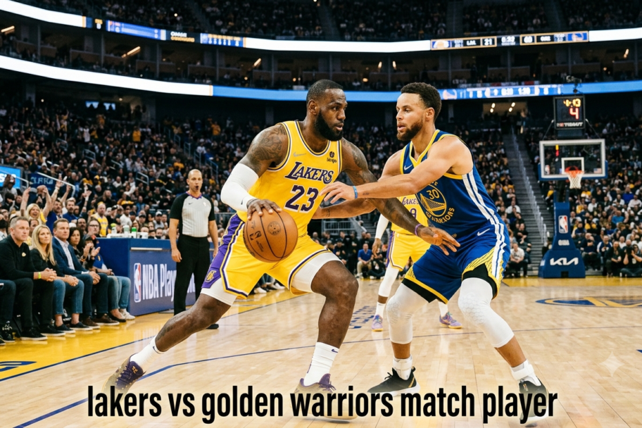 lakers vs golden state warriors match player stats