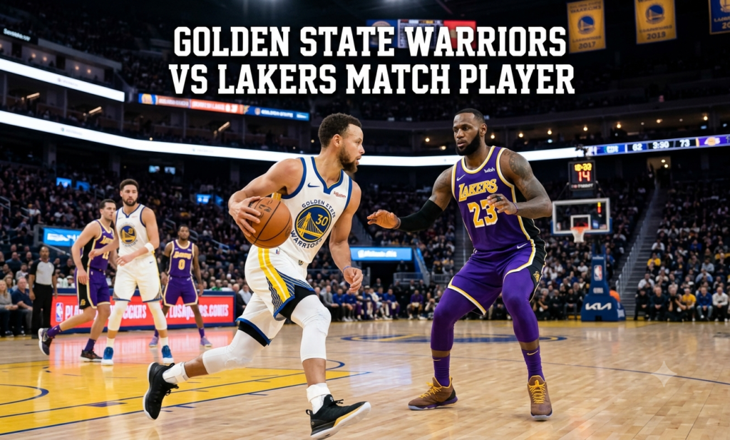 golden state warriors vs lakers match player stats