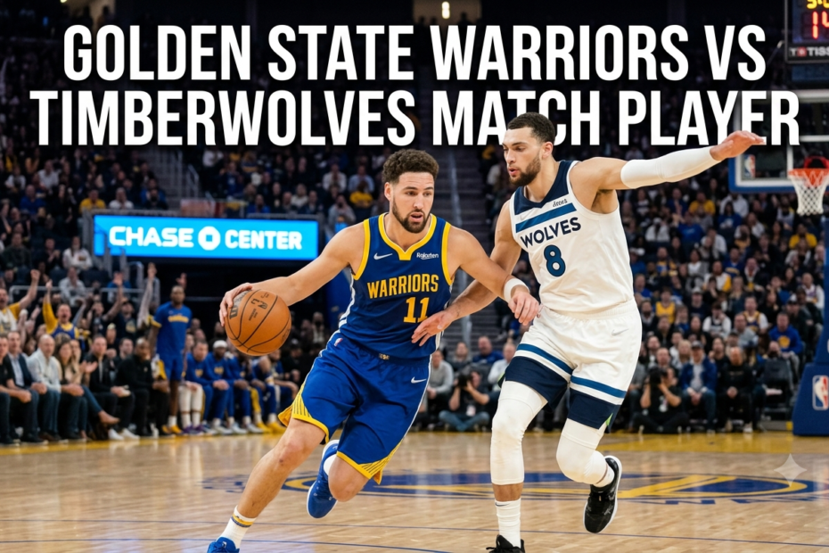 golden state warriors vs timberwolves match player stats