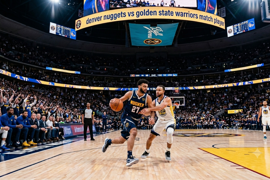 denver nuggets vs golden state warriors match player stats